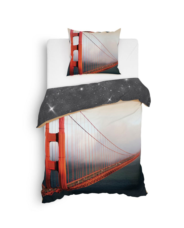 Heckett Lane Dekbedovertrek Katoen Satijn Monty - multi