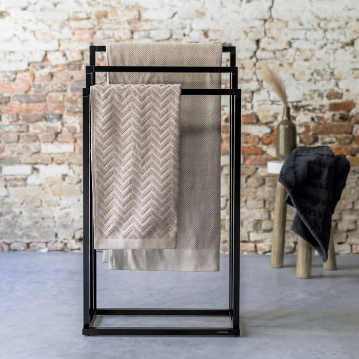 Sealskin Tube Vrijstaand Handdoekrek - Zwart
