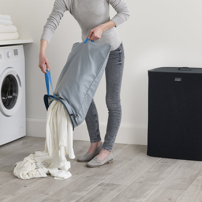 Joseph Joseph Tota Duo Wasmand 90 L - Carbon Black