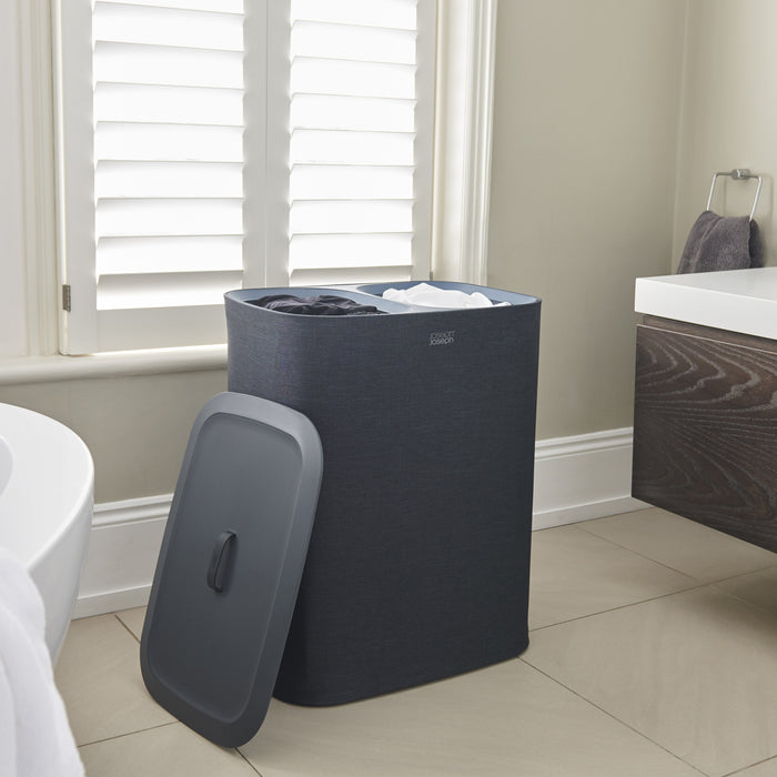 Joseph Joseph Tota Duo Wasmand 90 L - Carbon Black