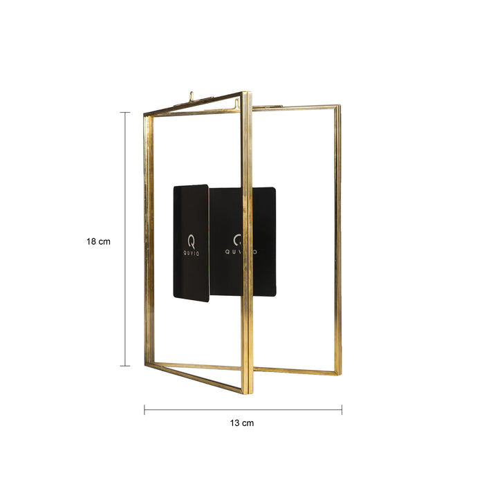 QUVIO Fotolijst staand 15x20,5 cm + 13x18 cm + 10,5x15,5 cm - Goud