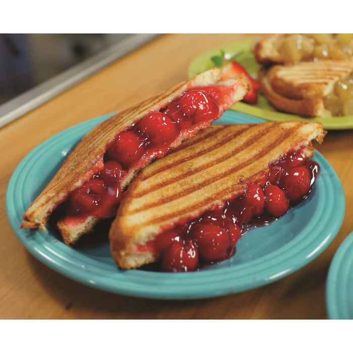 Red Copper Sandwichmaker Flipwich DUO staal rood