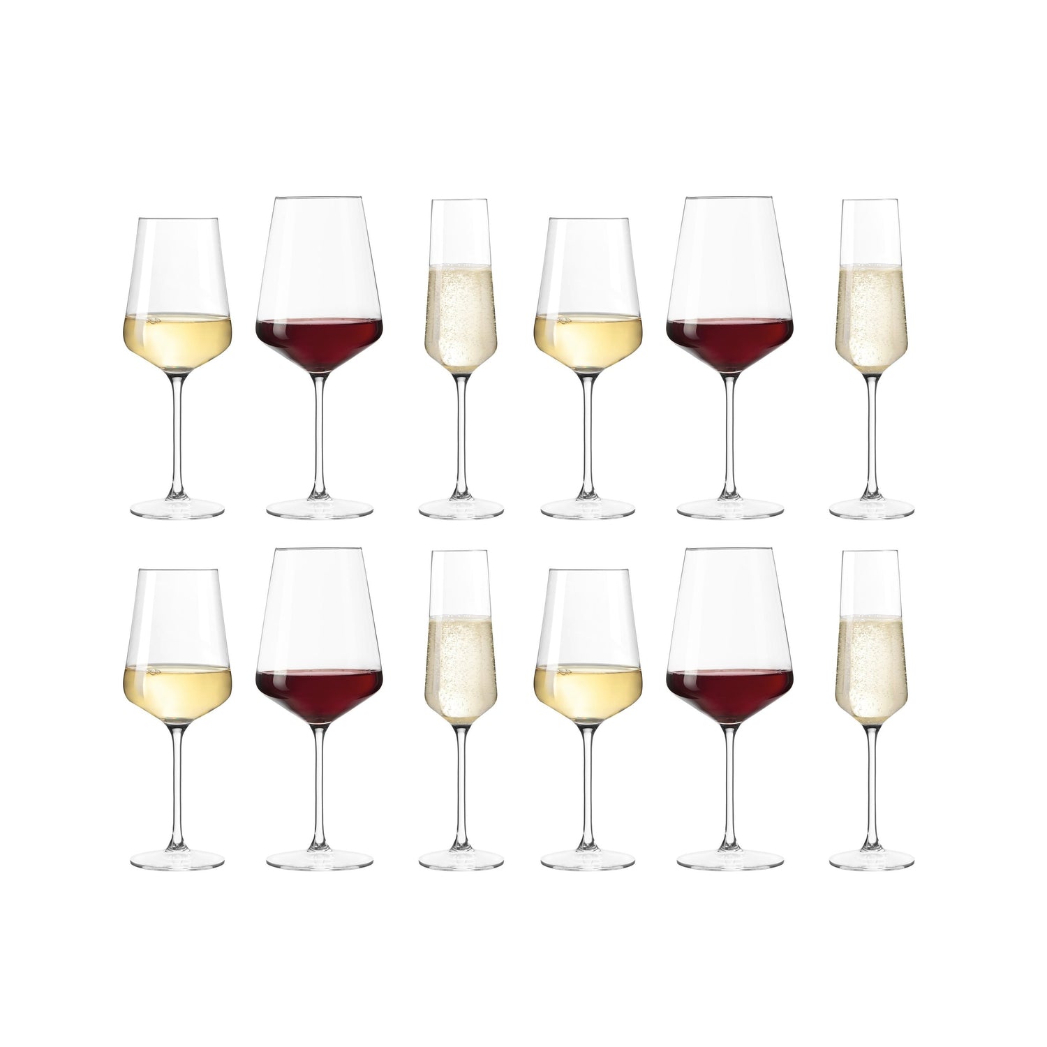 Leonardo Puccini Wijnglazenset 12-delig
