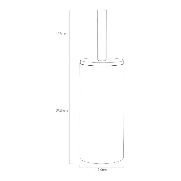 Sealskin Blend Toiletborstel met Houder Vrijstaand Terrazzo