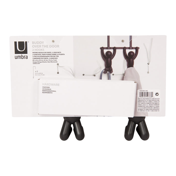 Umbra Buddy Over The Door Deurkapstok - Zwart