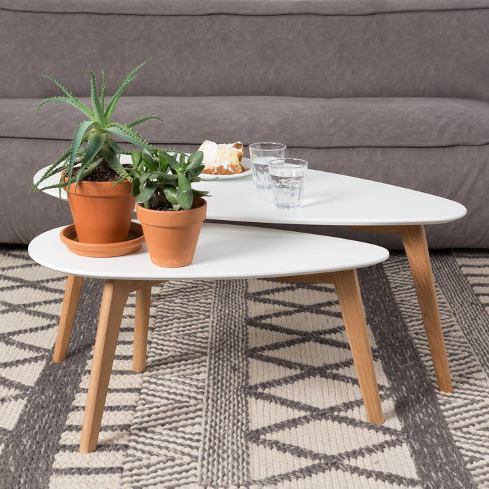 by fonQ basic Hanne Bijzettafel/Salontafel Set van 2