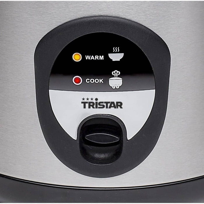 Tristar Rijstkoker RK-6126 400 W 1 L zilverkleurig