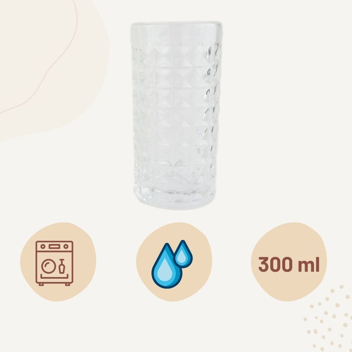 Orange85 Karaf met Glazen voor Water 6 stuks Kristal