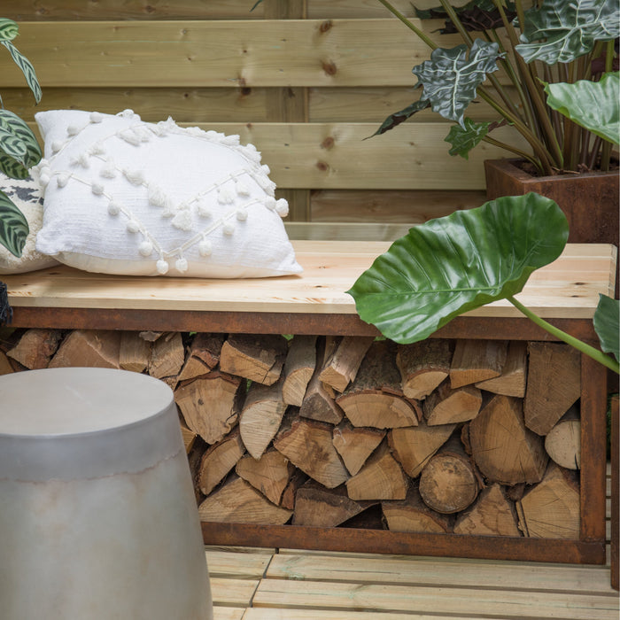 RedFire Wood Storage Zitbank