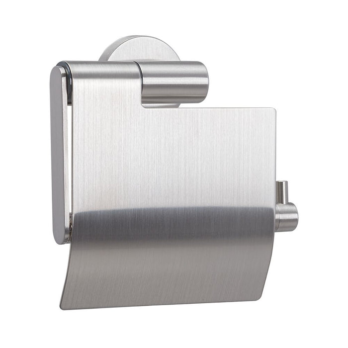 Tiger Boston Toiletrolhouder met Klep - RVS Geborsteld