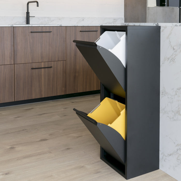 Spinder Design Gigi Afvalemmer 1,8L - B 34 cm - Zwart