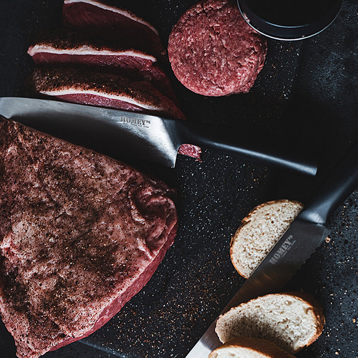 Homey's Grilla Barbecue Messenset + Grillmat + Schort