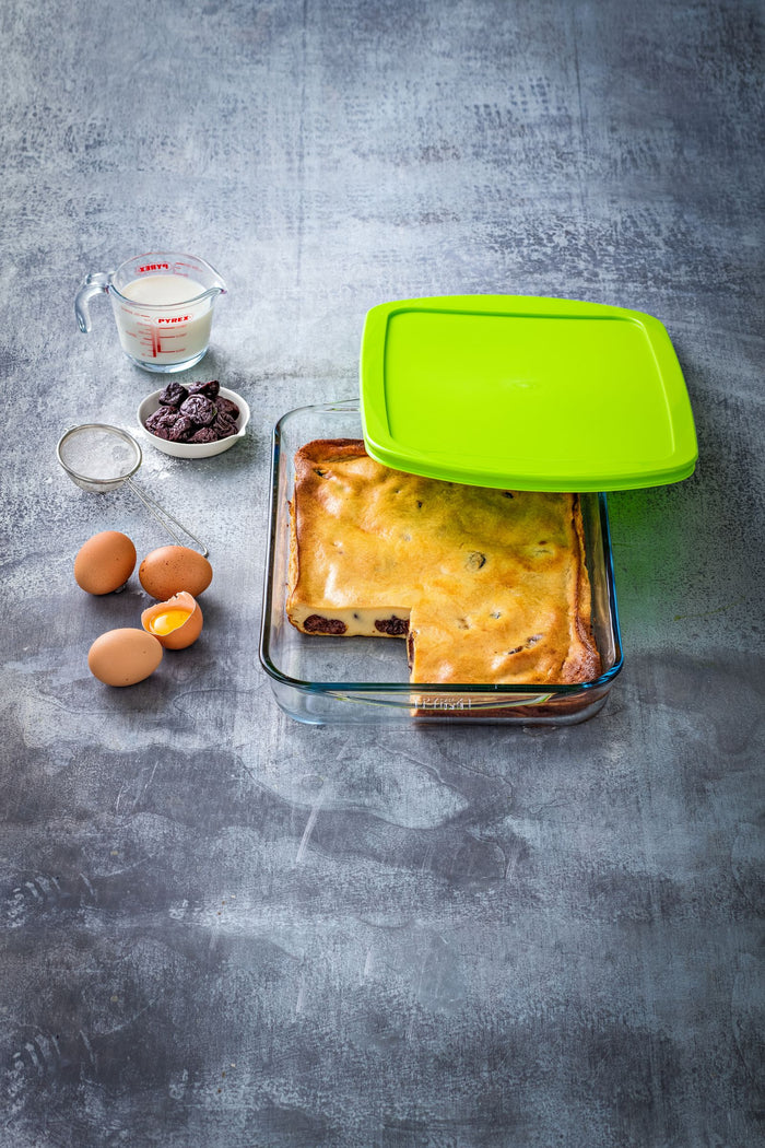 Pyrex Cook & Store Schaal Rechthoek met Deksel 4,5 liter