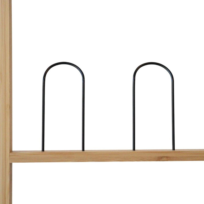 Orange85 Schoenenrek hangend Schoenenkast Bruin 57x16.5x140.5 cm Ba...