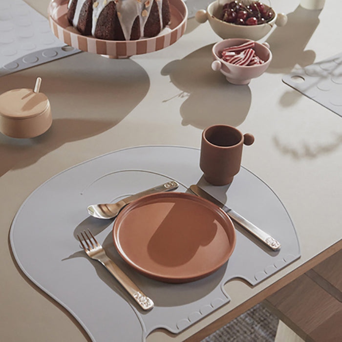 OYOY We Love Animals Kinderbestek - Zilver