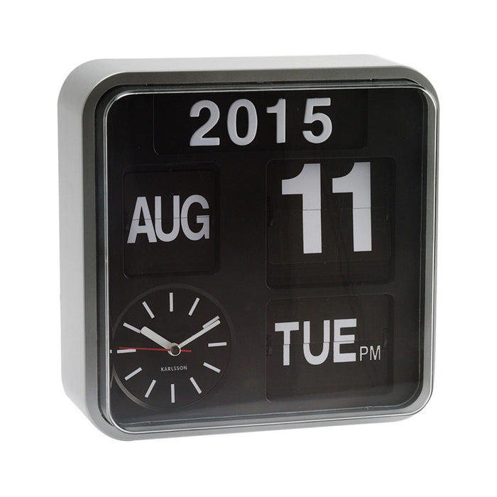 Karlsson Mini Flip Wandklok 24,5 x 24,5 cm