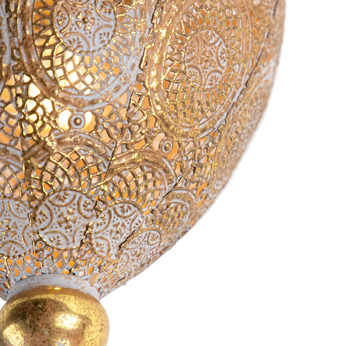 QAZQA Plafondlamp mowgli - Goud|messing - Oosters - D 190mm