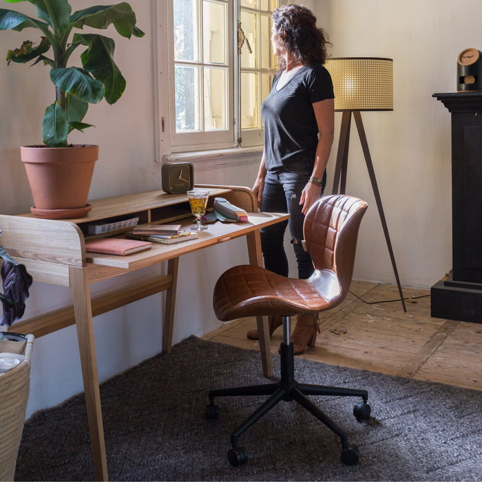 Zuiver Barbier Bureau - Eiken