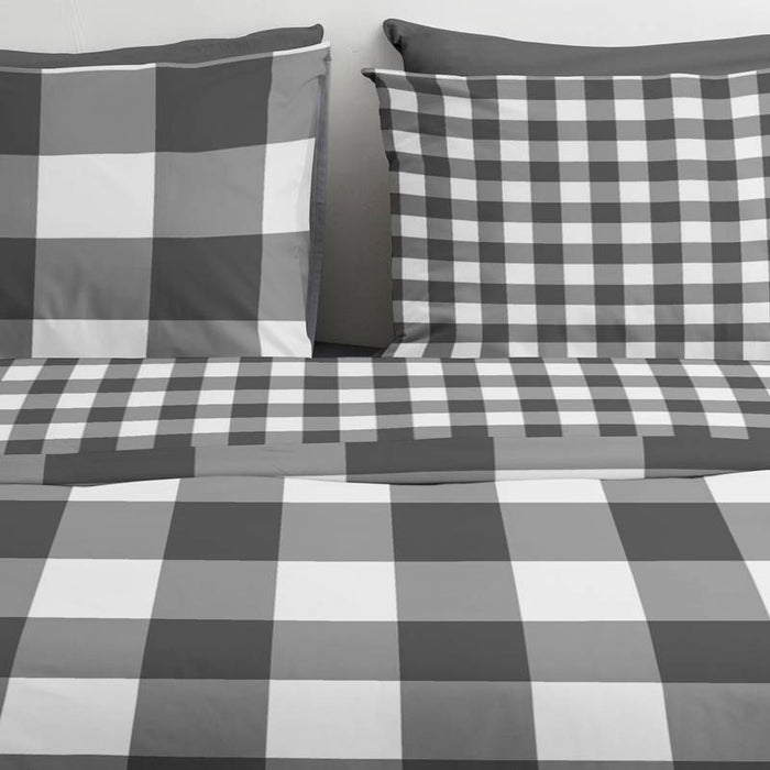 Byrklund - Dekbedovertrek Falsterbo - 140x220 - Grijs