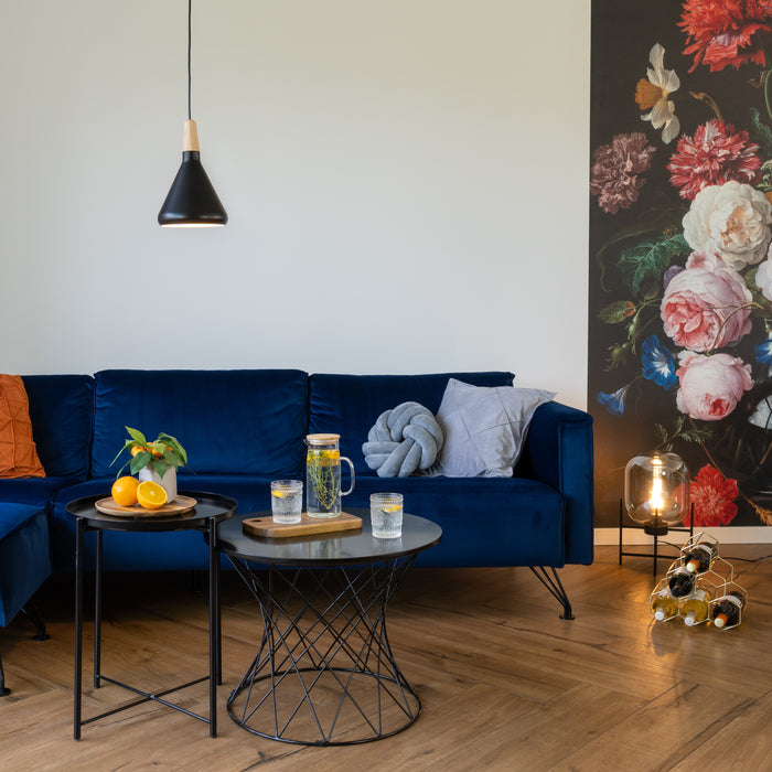 QUVIO Hanglamp langwerpig zwart - QUV5134L-BLACK