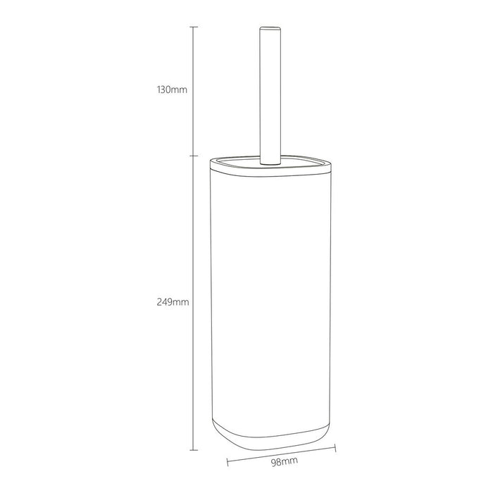 Sealskin Mind Toiletborstel met Houder Vrijstaand - Zwart