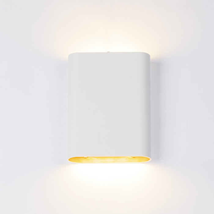 Berla Lighting Wandlamp Ovalo 12Watt Led Wit Goud