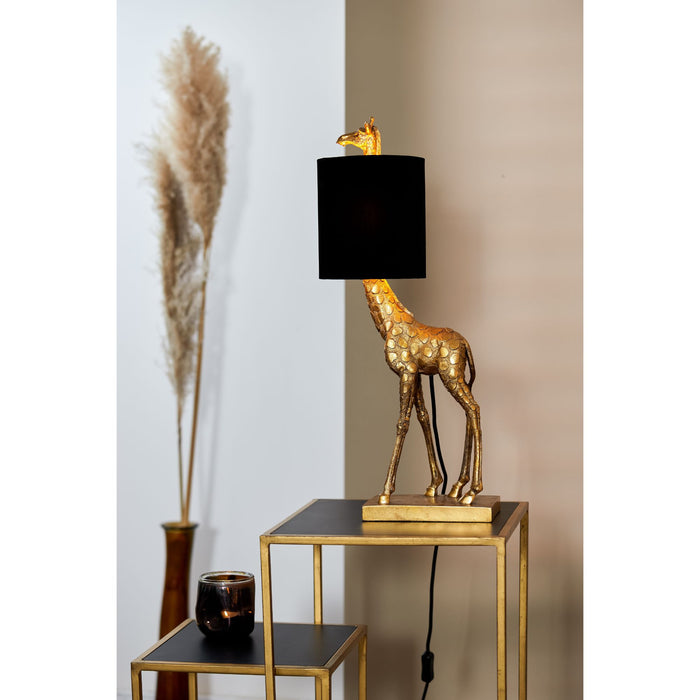Light & Living Tafellamp Giraffe - Goud|Zwart - 26x16x61cm