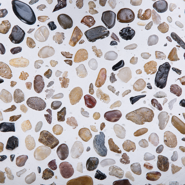 Beliani - CEVO - Parasolvoet - Wit - Beton