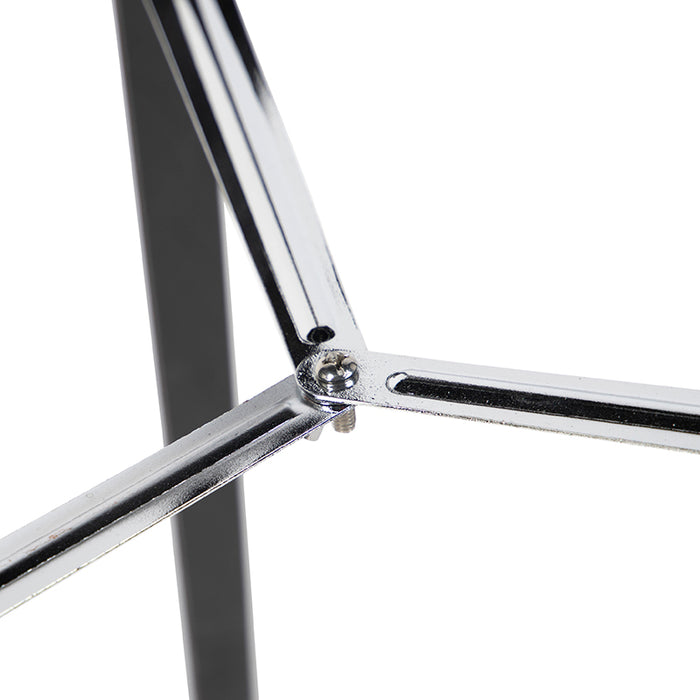 QAZQA Vloerlamp zwart zonder kap - Tripod