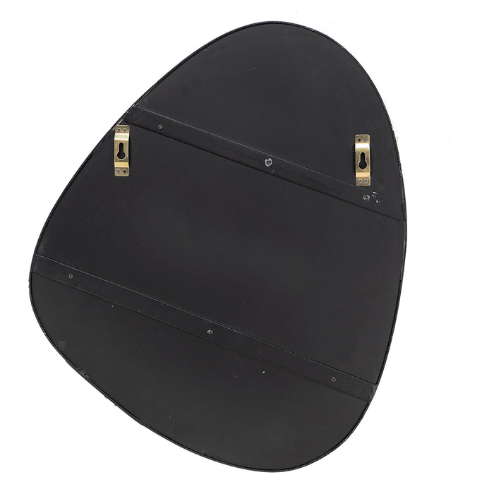 Clayre & Eef Spiegel 50x60 cm Zwart Metaal