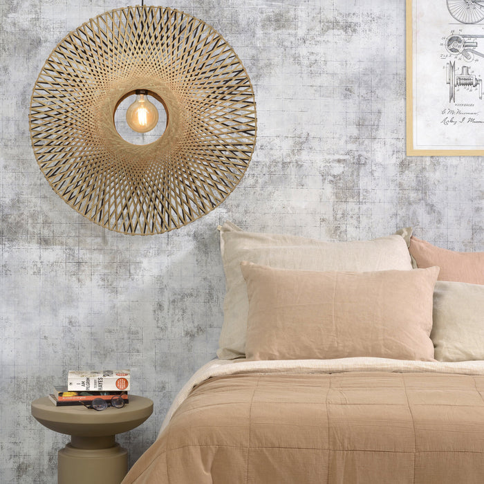 GOOD&MOJO Kalimantan Hanglamp Rond - Ø87cm - Naturel