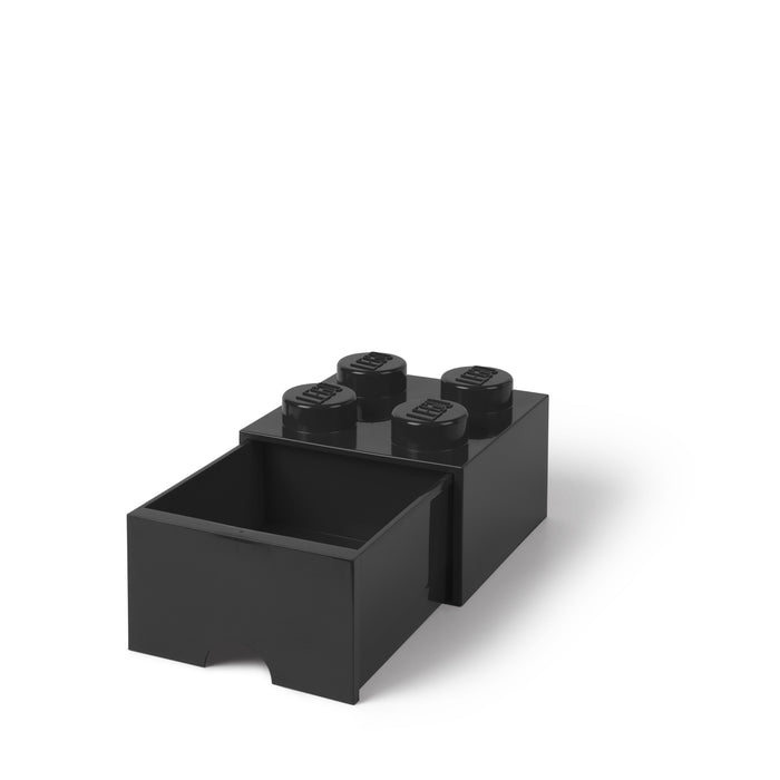LEGO® Brick 4 Opbergbox Met Lade - Zwart