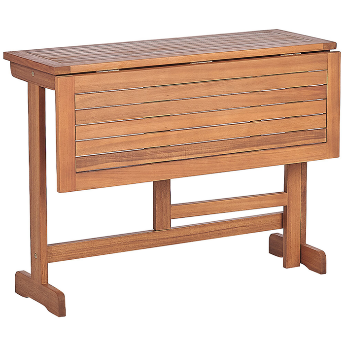 Beliani - LENOLA - Bistroset voor 2 - Lichte houtkleur - Acaciahout