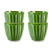 HKliving The Emeralds Mok 0,2 L- Set van 4