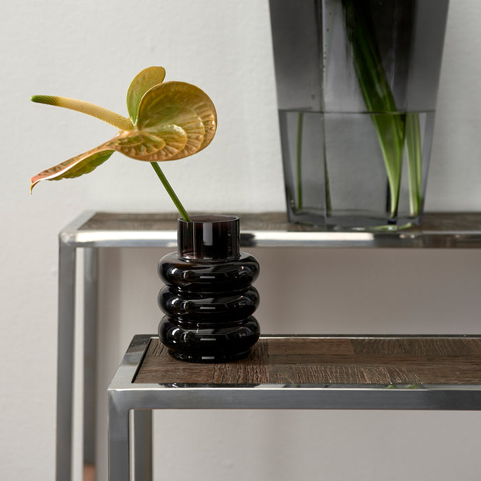 Riviera Maison Multiple Candle Holder Vase black - 10.0x10.0x14.0 cm