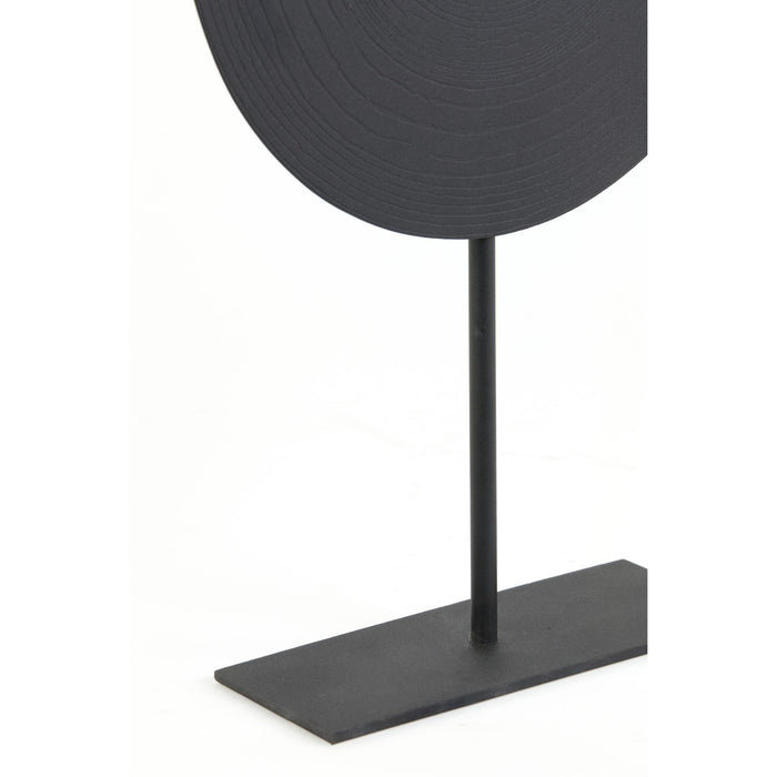Light & Living Ornament op voet Lasim - Zwart - 35x10x56cm