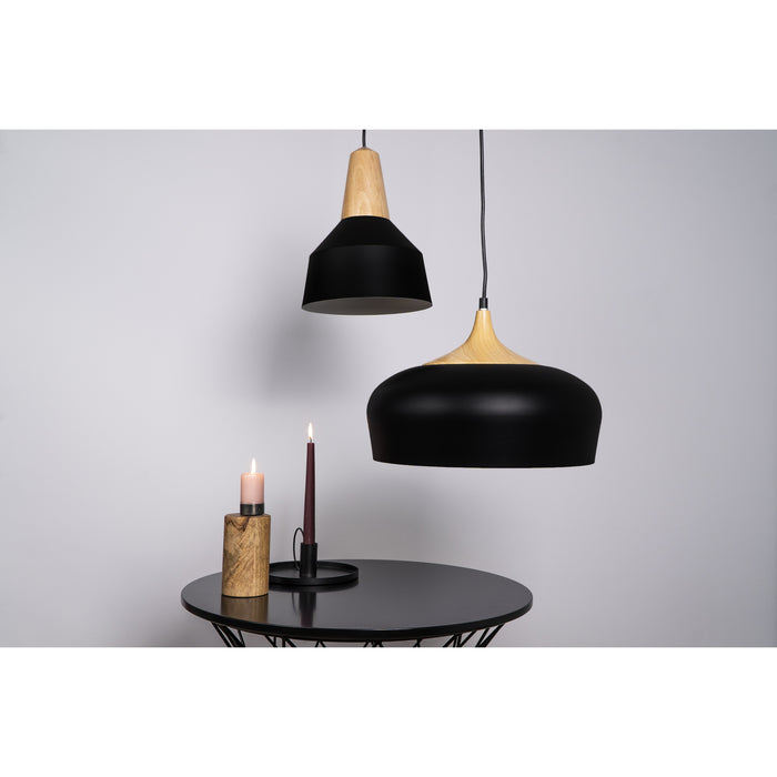 QUVIO Hanglamp rond zwart - QUV5064L-BLACK