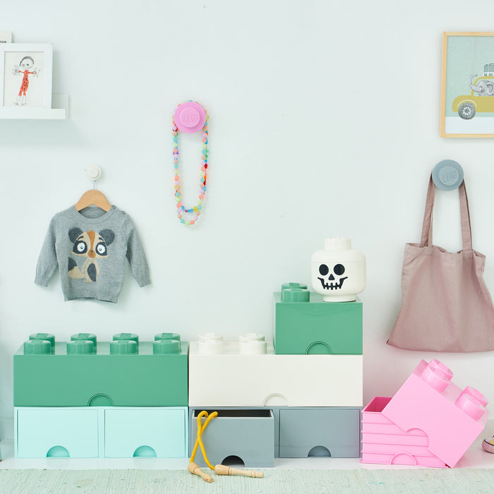 LEGO® Brick 8 Opbergbox Met Lade - Grijs