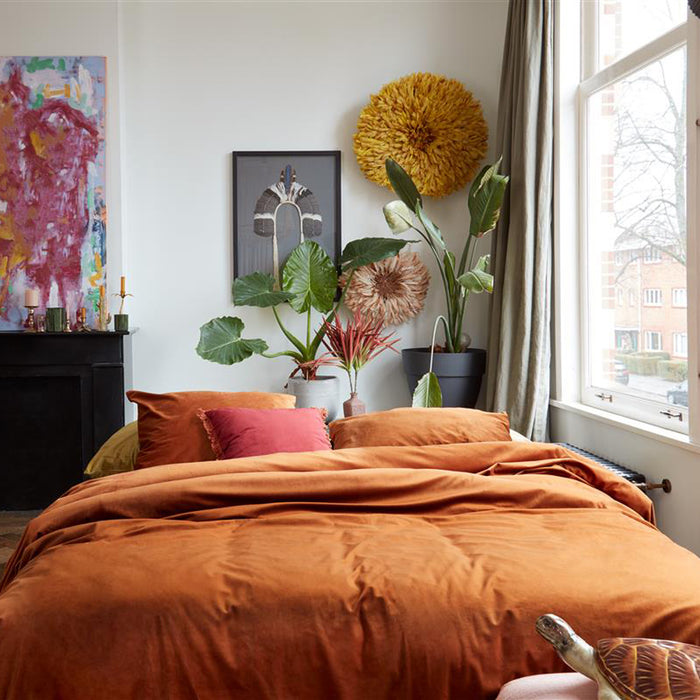 At Home by Beddinghouse Tender Dekbedovertrek 140 x 200/220 cm - Terra