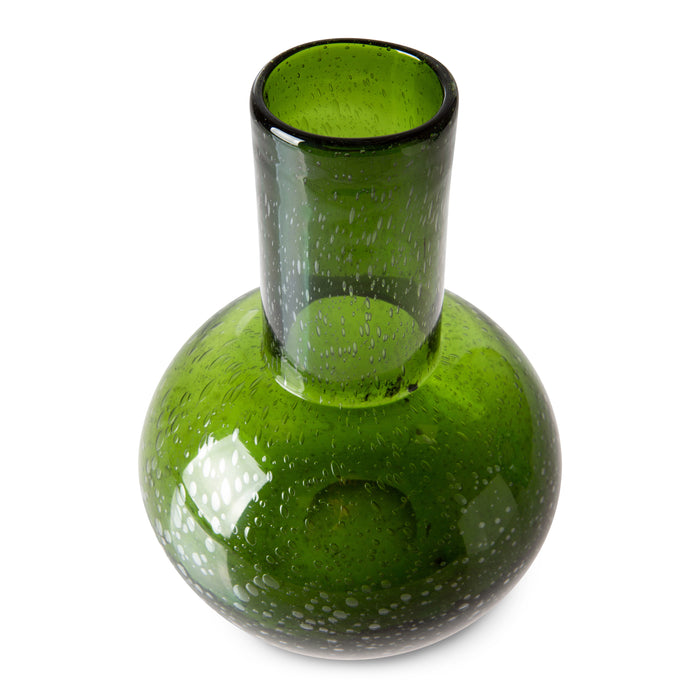 HKliving Glass Blown Vaas - Maat M - Jade