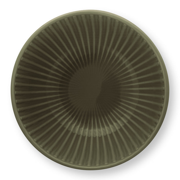 vtwonen Relievo Schaal Ø 15 cm - Donkergroen