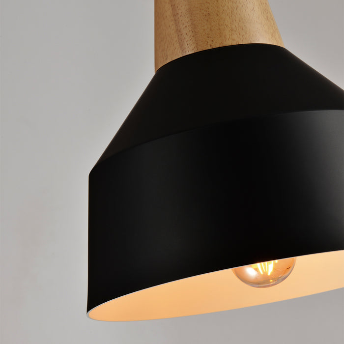 QUVIO Hanglamp met metaal en aluminium - QUV5067L-BLACK