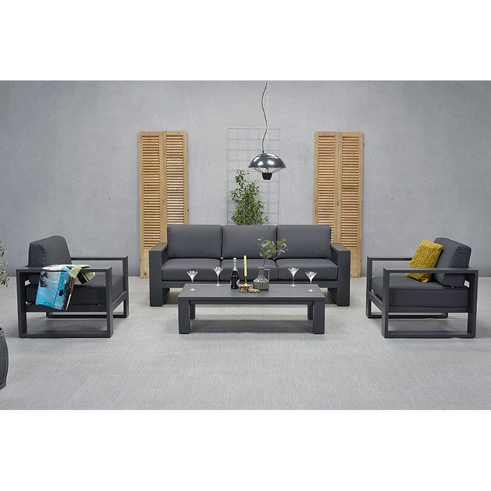 Garden Impressions Plaza lounge tuinstoel - donker grijs