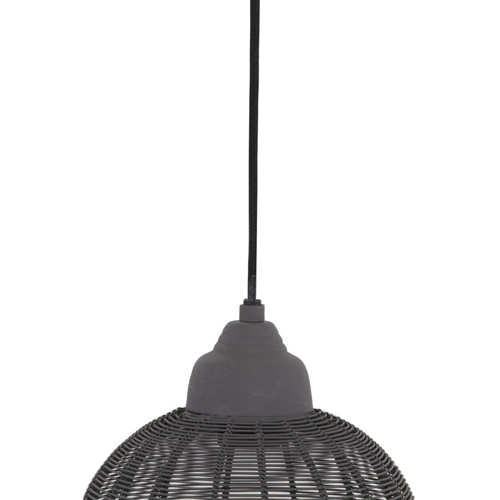 Light & Living Hanglamp Milla - Cement - Ø22,5x23,5 cm