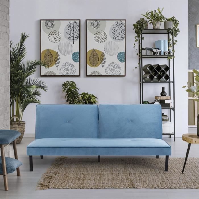 Cstore LYNN 3-zits click clac bank - L 190 x D 92 x H 87 cm