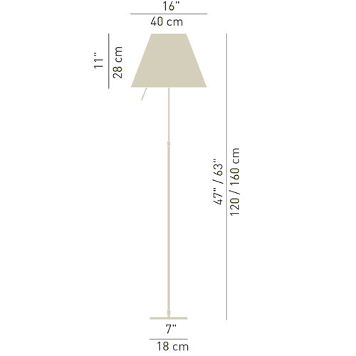 Luceplan Costanza Vloerlamp