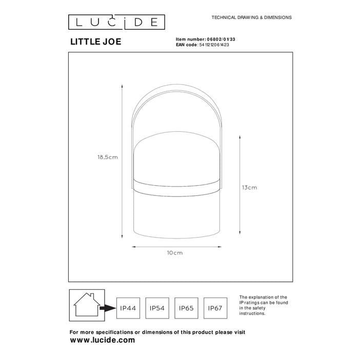 Lucide LITTLE JOE Tafellamp - Groen