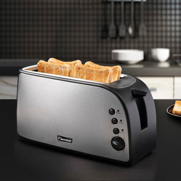 Bestron Broodrooster ATO900STE 1500 W XL roestvrij staal