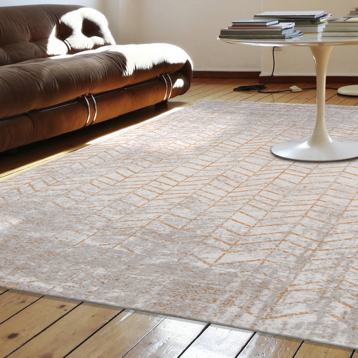 Louis de Poortere Jacob's Ladder Vloerkleed 170 x 240 cm - Central Yellow