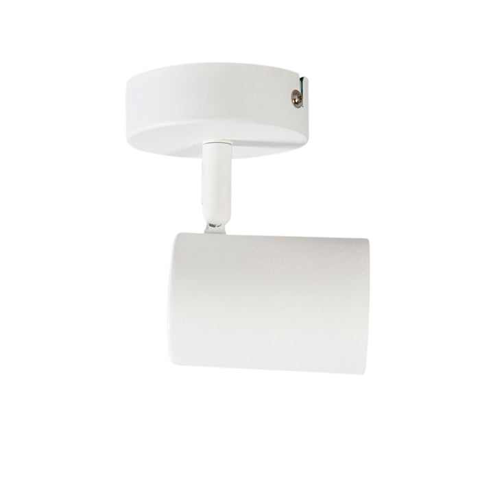 QAZQA Moderne plafondspot wit kantelbaar - Jeana